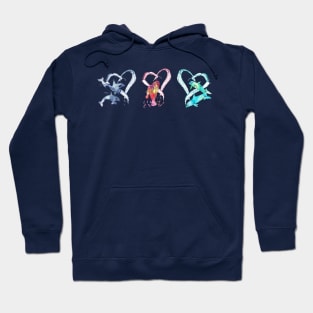 Trio D'Amour de Mer Hoodie